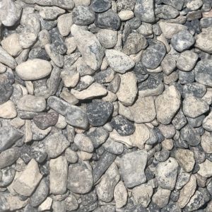 Smooth 3/8 inch pea gravel for garden paths and driveways offered by M Aggregates.